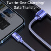 Baseus Crystal Shine Series Fast Charging Data Cable USB to Lightning 1.2m Purple (CAJY000005) - зображення 9