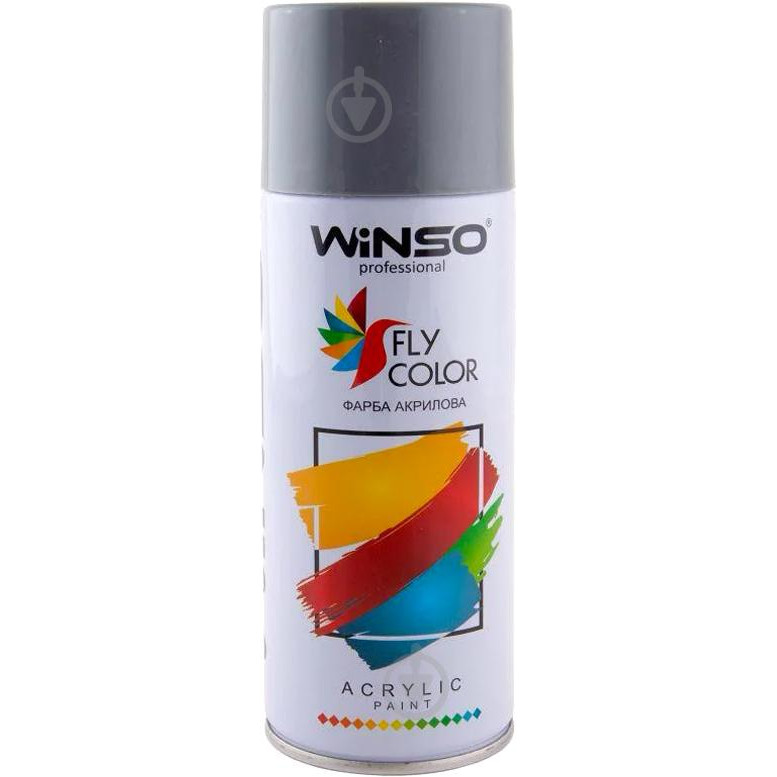 Winso Краска акриловая 381434 WINSO 450 мл Spray серый (Grey/RAL7000) - зображення 1