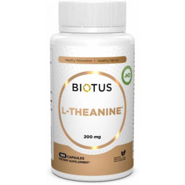 Biotus L-Theanine 200 mg L-теанін 100 капсул