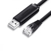 UGREEN CM204 USB-A to RJ-45 1.5m Black (50773) - зображення 1