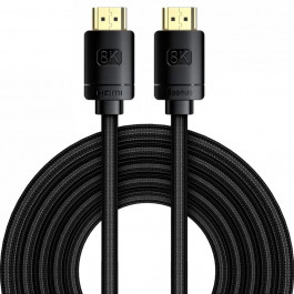 Baseus High Definition Series HDMI 8K to HDMI 8K 2.1 Version HDMI Cable 10m Black (WKGQ040301)