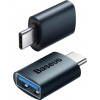 Baseus Ingenuity Series Type-C Male to USB 3.1 Female Mini OTG Blue (ZJJQ000003) - зображення 2