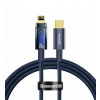 Baseus Explorer Series USB Type-C - Lightning 20W 1m Blue (CATS000003) - зображення 1