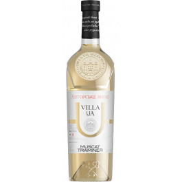 VILLA KRIM Вино  Muscat Traminer, біле, напівсолодке, 0,75 л (4820183101730)