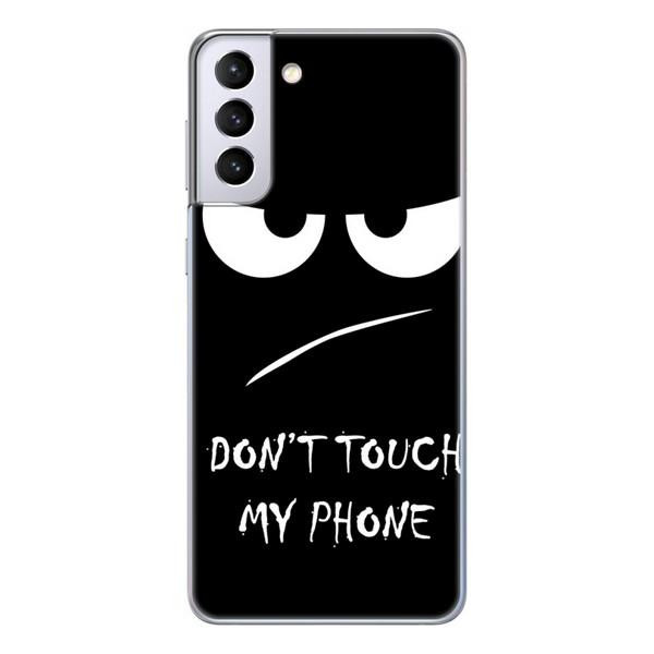 Boxface Silicone Case Samsung Galaxy G996 S21 Plus Dont touch 41718-up535 - зображення 1