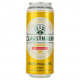 Clausthaler Пиво  Lemon безалкогольне, 500 мл (4053400204918)