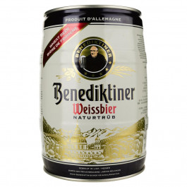 Benediktiner Пиво "" Weissbier, mini keg, 5 л (4052197000390)