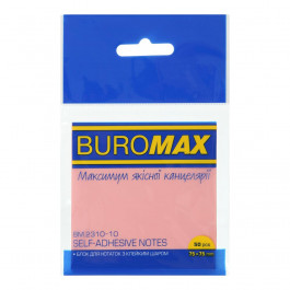 BuroMax Набір прозорих стікерів для нотаток із клейким шаром пластикові  75x75 мм 50 аркушів x 12 упаковок П