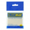 BuroMax Набір прозорих стікерів для нотаток із клейким шаром пластикові  75x75 мм 50 аркушів x 12 упаковок Р - зображення 4
