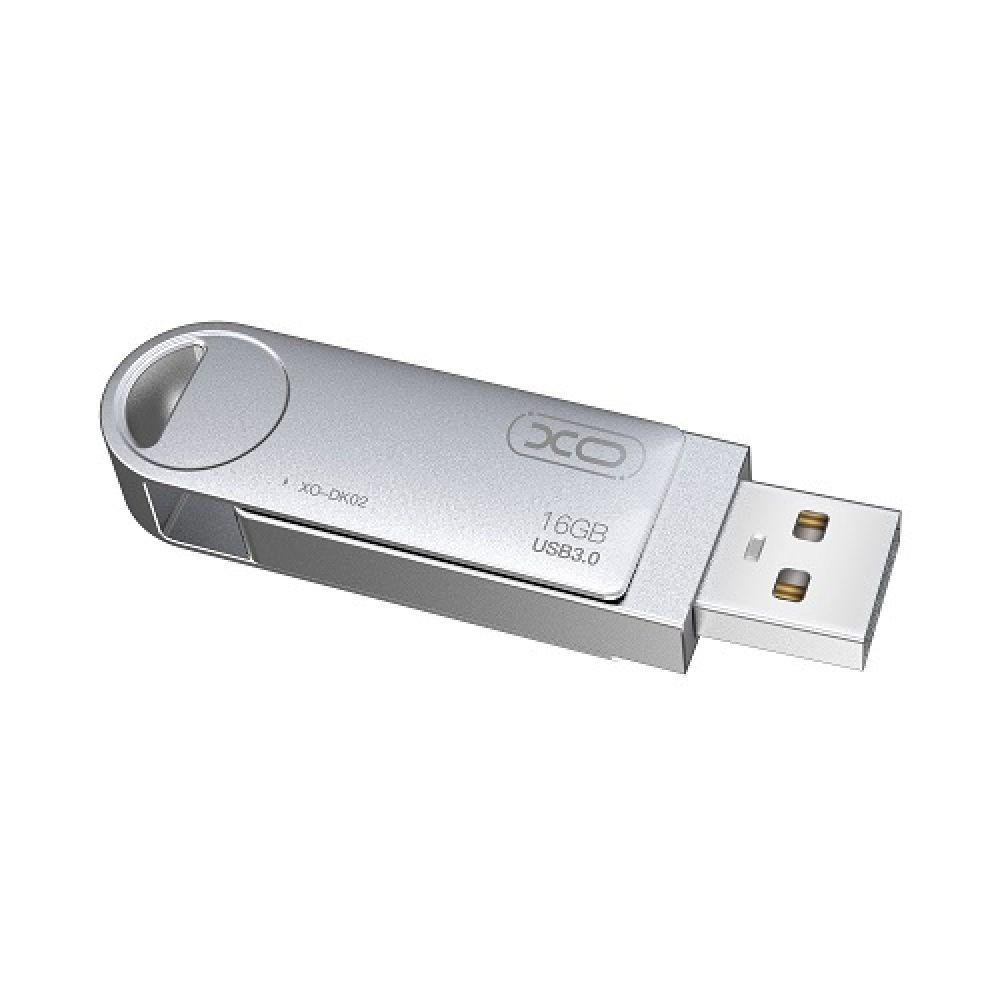 XO 128 GB DK02 USB 3.0 Silver - зображення 1