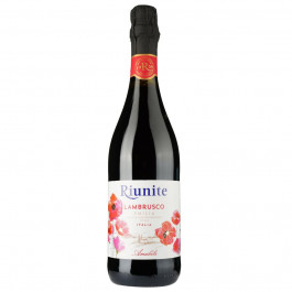 Riunite Вино ігристе  Lambrusco Emilia IGT Rosso, 0,75 л (8002550500254)