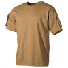 MFH Футболка T-shirt  з кишенями - Coyote S - зображення 1