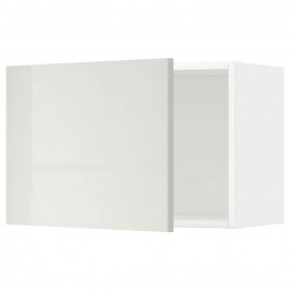 IKEA METOD Навісна шафа, білий/Ringhult світло-сірий, 60x40 см (094.687.48)