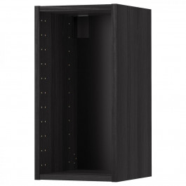 IKEA METOD Навісна шафа, імітація дерева, чорний, 30x37x60 см (104.210.57)