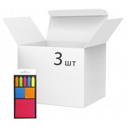 VGR Набор стикеров-закладок пластиковых №1  Микс цветов 3 упаковки (Я45626_VR22305_№1_3)