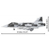 Cobi Armed Forces Saab Jas 39 Gripen E, 480 деталей (5820) - зображення 7