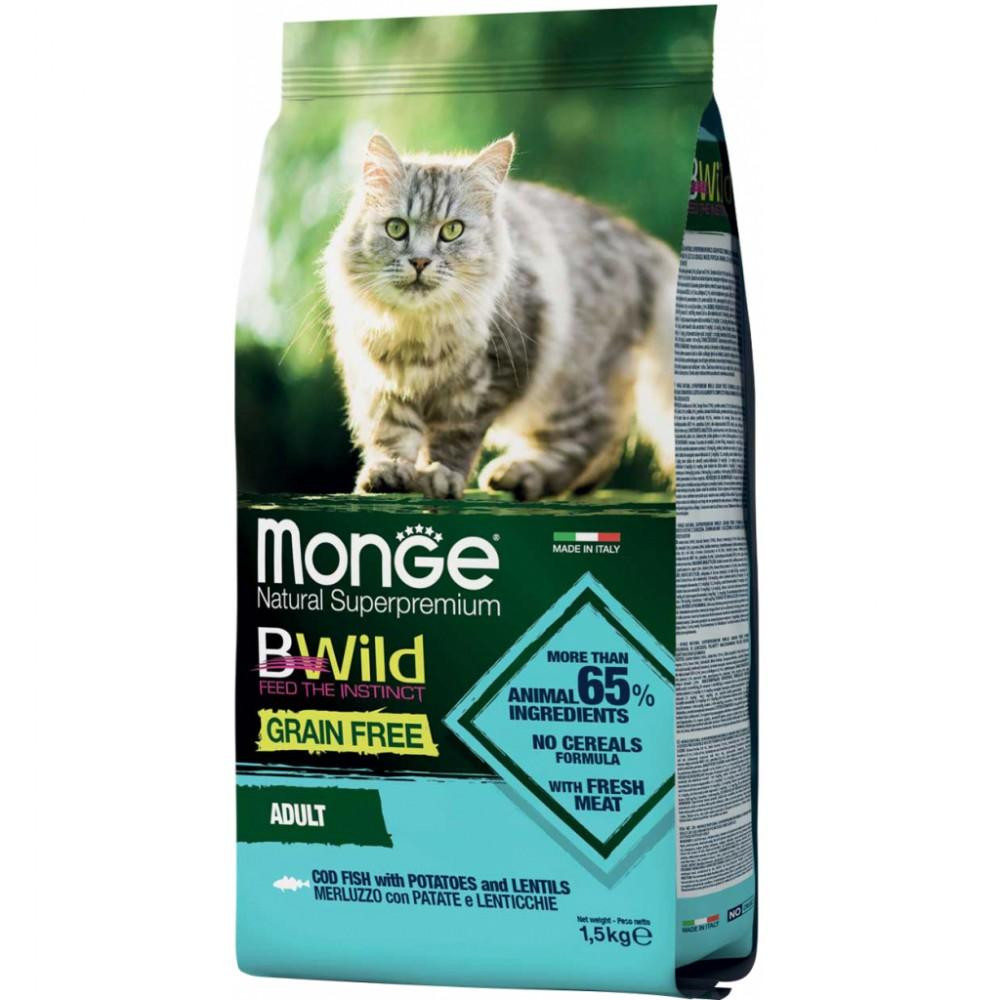 Monge BWild Grain Free Merluzzo 1,5 кг (8009470012058) - зображення 1