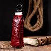Karya Червона жіноча ключниця з натуральної лакової шкіри на блискавці  (2420931) - зображення 7