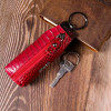 Karya Червона жіноча ключниця з натуральної лакової шкіри на блискавці  (2420931) - зображення 8