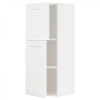 IKEA METOD Навісна шафа з полицями/2 дверцятами, Enkoping білий/білий ефект дерева, 40x100 см (094.734.67 - зображення 1
