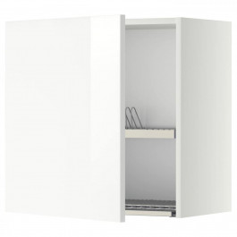 IKEA METOD Навісна шафа з сушаркою для посуду, білий/Ringhult білий, 60x60 см (294.648.67)