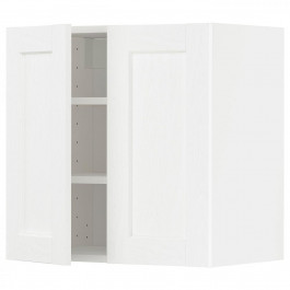 IKEA METOD Навісна шафа з полицями/2 дверцятами, Enkoping білий/білий ефект дерева, 60x60 см (794.734.83)