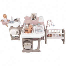 Smoby Toys Baby Nurse Кімната малюка з кухнею, ванною, спальнею та аксесуарами (220376)