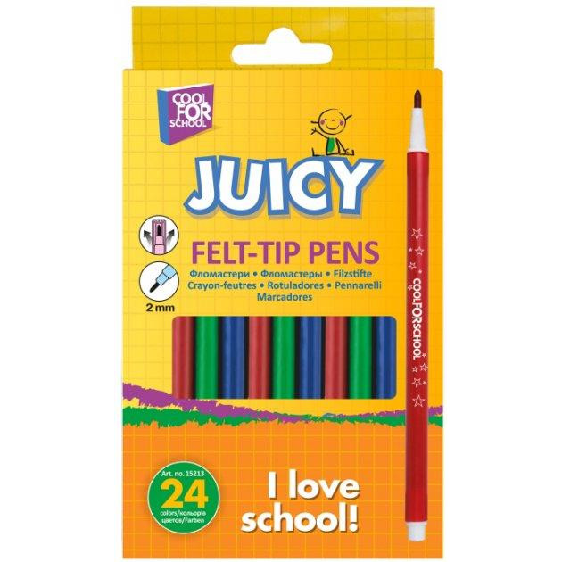 Cool For School Фломастеры круглые Juicy, 24 цвета (CF15213) - зображення 1