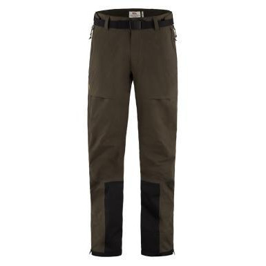 Fjallraven Keb Eco-Shell Trousers M Long XS Dark Olive - зображення 1