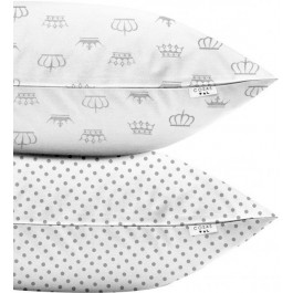 COSAS Набір наволочок  Set Pillow Crown Dots Grey 50х70 2 шт. (4822052023570)