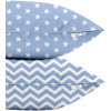 COSAS Набір наволочок  Бязь Set Pillow Star ZigZag 40х60 см 2 шт. Blue (4822052024843) - зображення 1