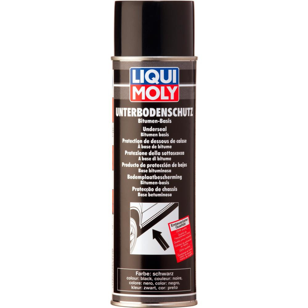 Liqui Moly Антикор для днища кузова бітум/смола (чорний) Unterboden-Schutz Bitumen шварц, 500мл - зображення 1