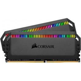 Corsair 32 GB (2x16GB) DDR4 3200 MHz Dominator Platinum RGB Black (CMT32GX4M2E3200C16)