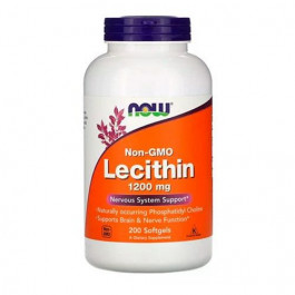 Now Lecithin Sunflower 1200 mg, 200 капс.