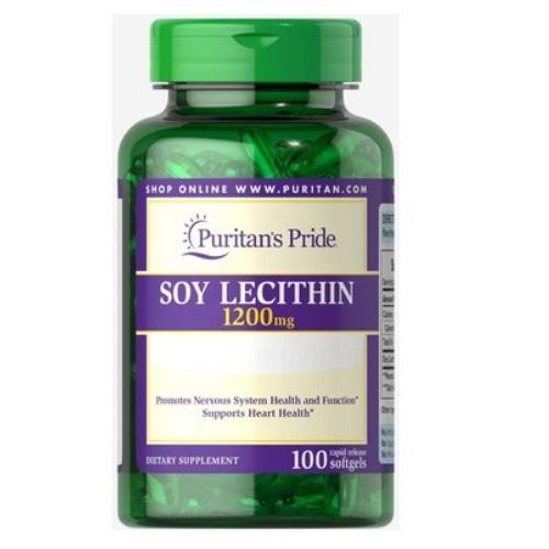 Puritan's Pride `s Pride Soy Lecithin 1200 mg, 100 софтгель. - зображення 1