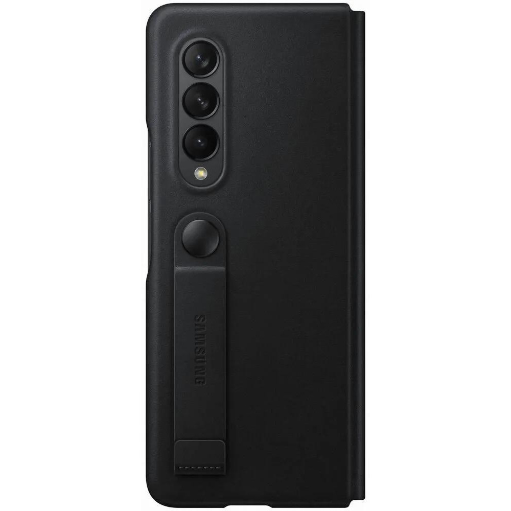 Samsung Z Fold3 Leather Flip Cover Black (EF-FF926LBEG) - зображення 1