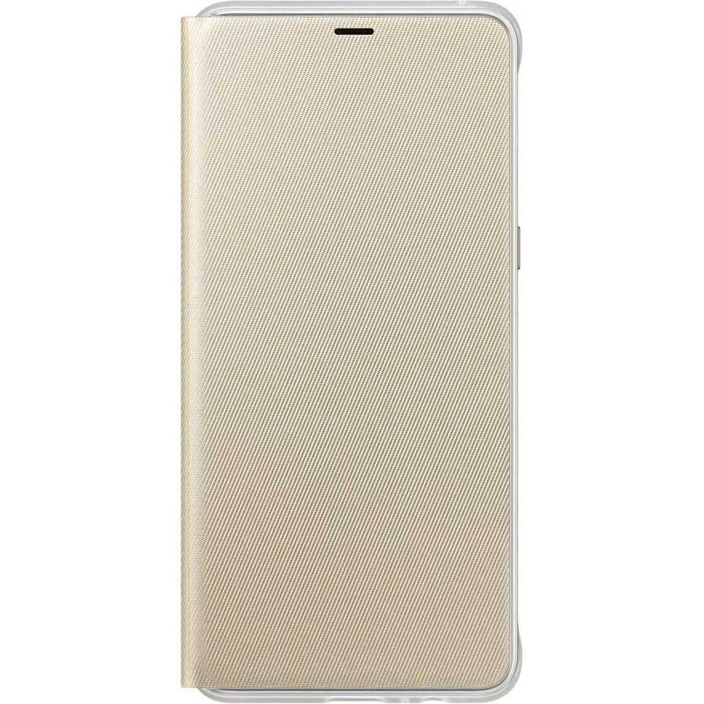 Samsung Galaxy A8 Plus 2018 A730 Neon Flip Cover Gold (EF-FA730PFEG) - зображення 1