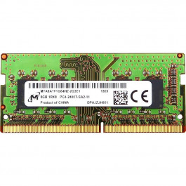 Micron 8 GB SO-DIMM DDR4 2400 MHz (MTA8ATF1G64HZ-2G3E1)