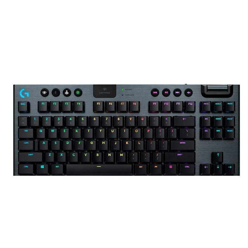 Logitech G915 Gaming TKL Tenkeyless LIGHTSPEED RGB GL CLICKY Black (920-009537) - зображення 1