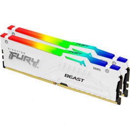 Kingston FURY 32 GB (2x16GB) DDR5 6800 MHz Beast RGB EXPO White (KF568C34BWEAK2-32)
