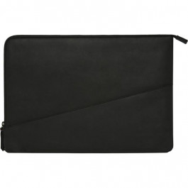 DECODED Waxed Leather Sleeve for MacBook Pro 15" 2016-2017 Black (D8SS15WXBK)