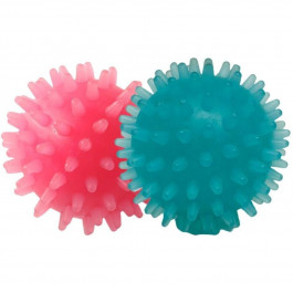 Fox Іграшка для собак  М'ячі з шипами, із запахом ванілі, 4 см, червоний та синій (4873690000003)