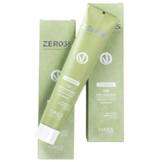 Emmebi Italia Стійка крем-фарба без аміаку  ZER035 Ammonia Free BeGreen Vegan Hair Color Cream 4/0 Chestnut 100 мл - зображення 1