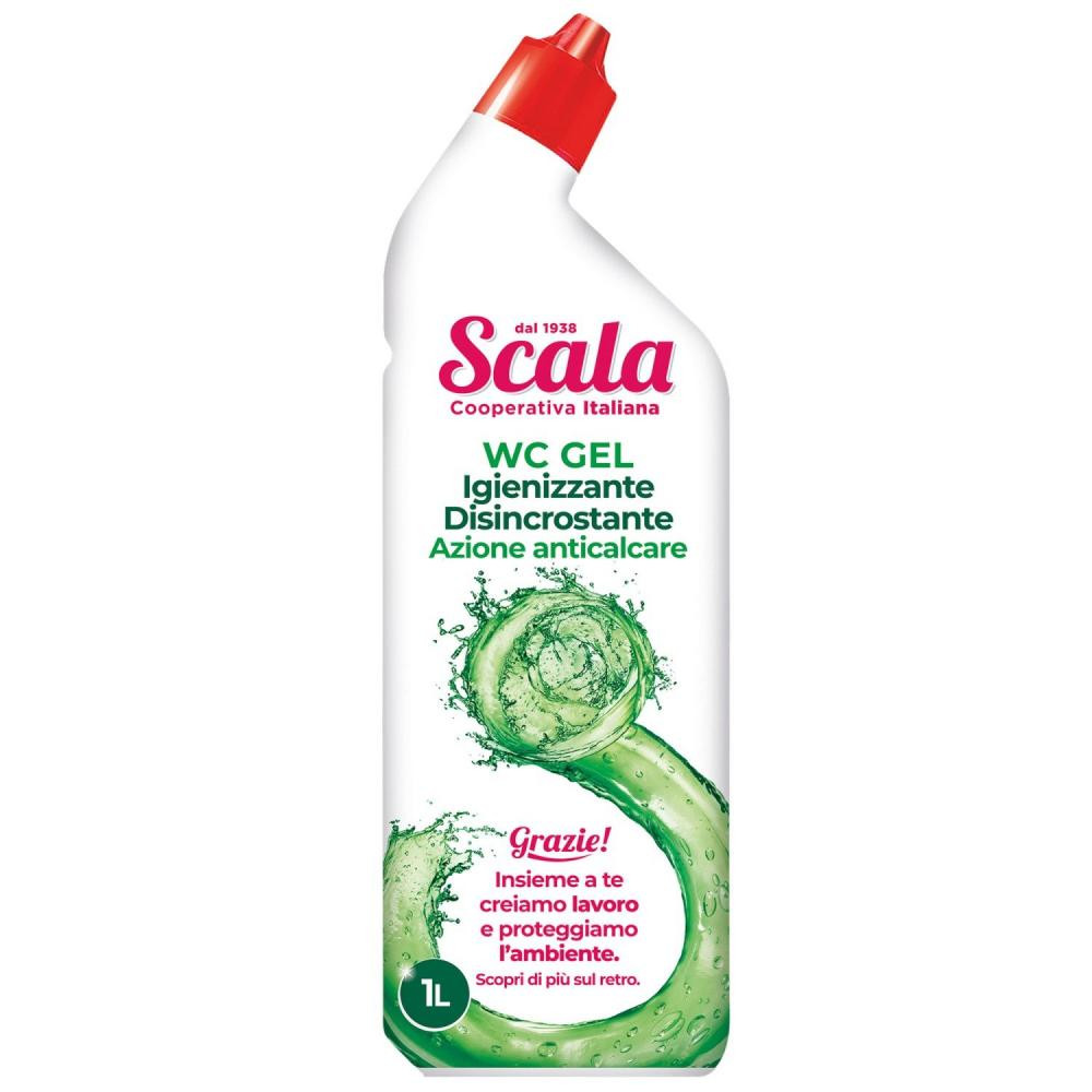 Scala Средство для чистки унитаза  с антиизвестняковым эффектом и ароматом хвои Disincrostante 1 л (800613 - зображення 1