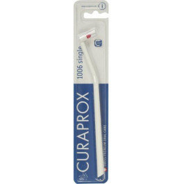 Curaprox Зубная щетка монопучковая  CS 1006 Single & Sulcular 6 мм Белая/розовая (CS 1006-011)