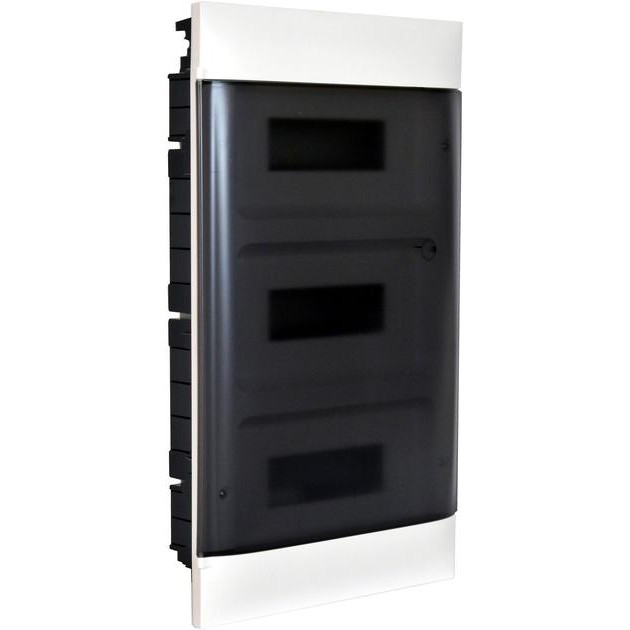 Legrand Practibox S на 36-модулей с дымчатой дверцей и шинами E + N для стен из кирпича или бетона (135153) - зображення 1