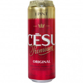 Cesu alus Пиво  Premium Original, світле, фільтроване, 5%, з/б, 0,568 л (4750142004980)