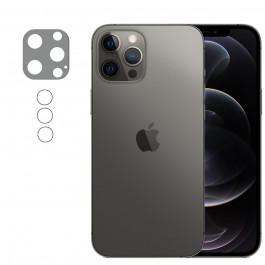 Epik Захисна рамка зі склом на задню камеру  Screen Saver для Apple iPhone 12 Pro Max black