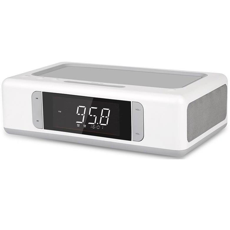 2E SmartClock Wireless Charging White (2E-AS01QIWT) - зображення 1