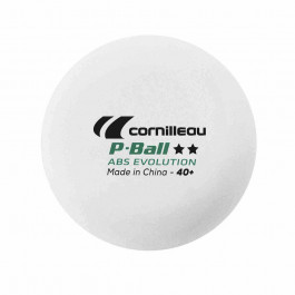 Cornilleau М’ячі для настільного тенісу  P-Ball 2** білі 6шт